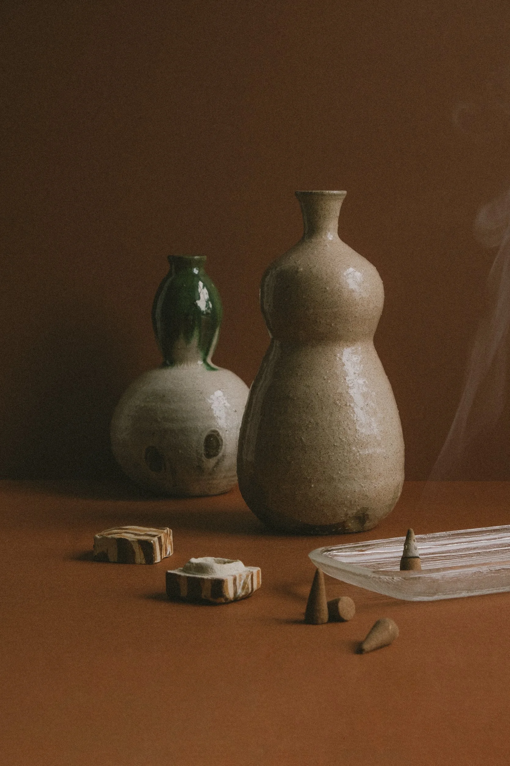 Japanese Ceramic Traditional Wall Hanging Vase | House of Quinn
